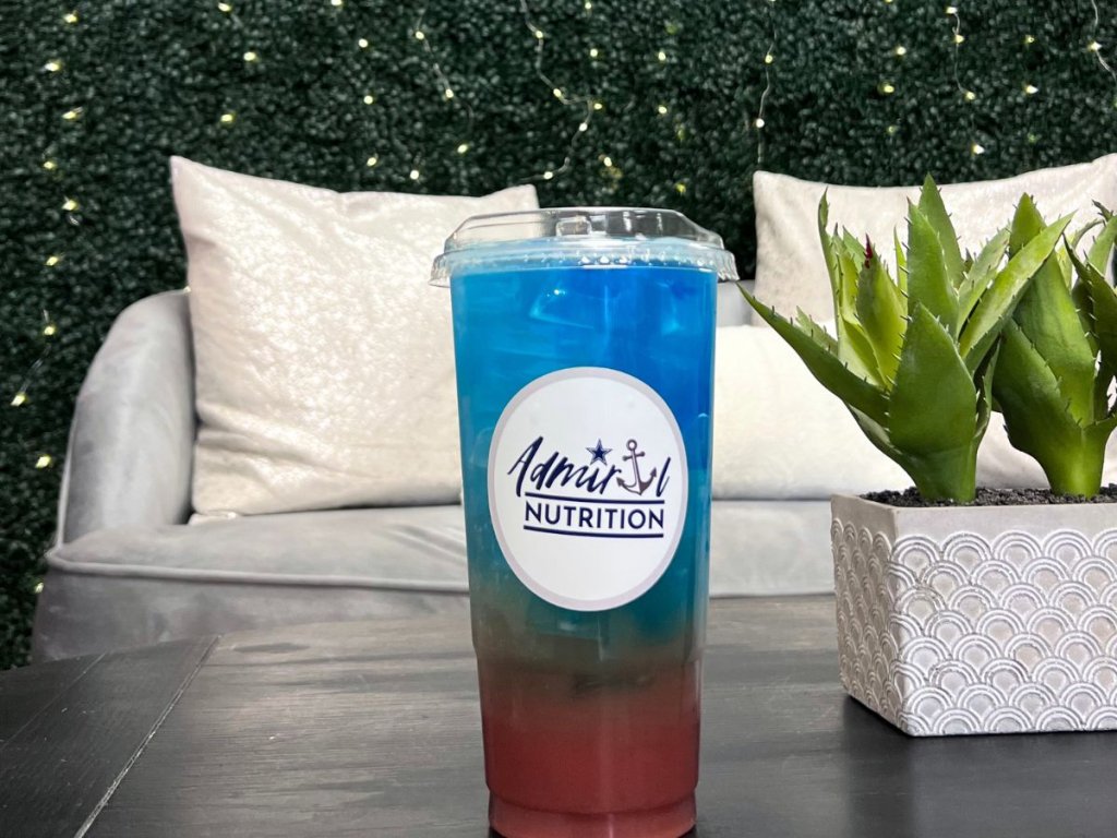 colorful drink from Admiral nutrition