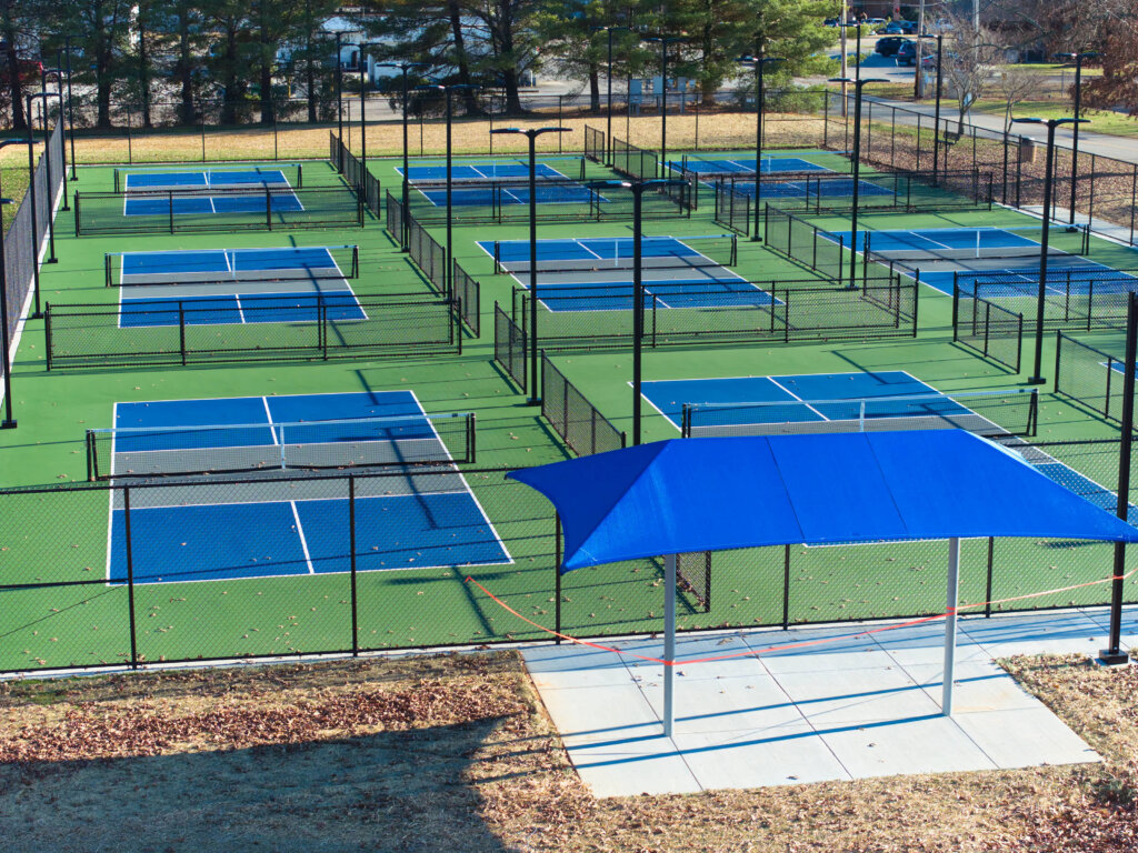 Mayor Bob Leonard pickleball courts