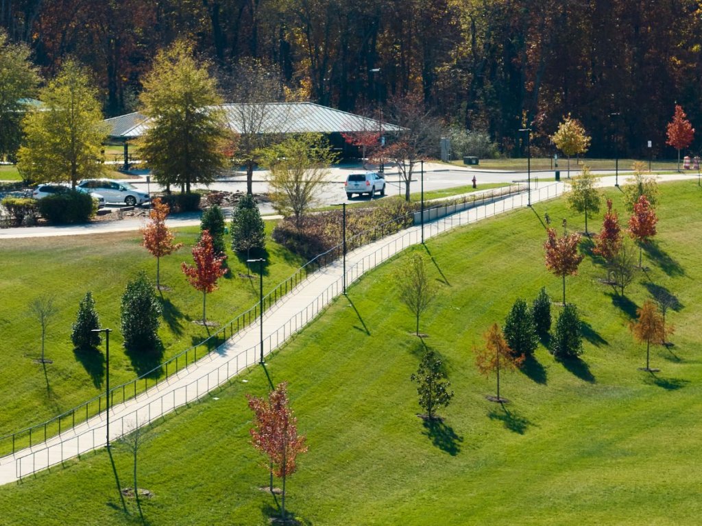 walking and biking trail at McFee Park