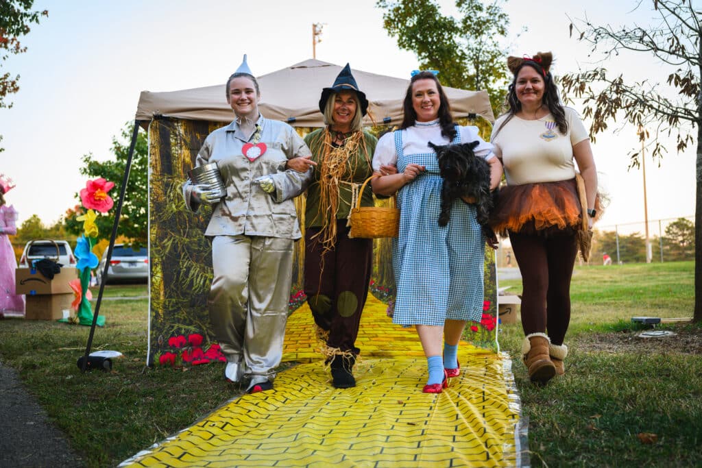 Freaky Friday Halloween Parks & Rec, wizard of oz costumes