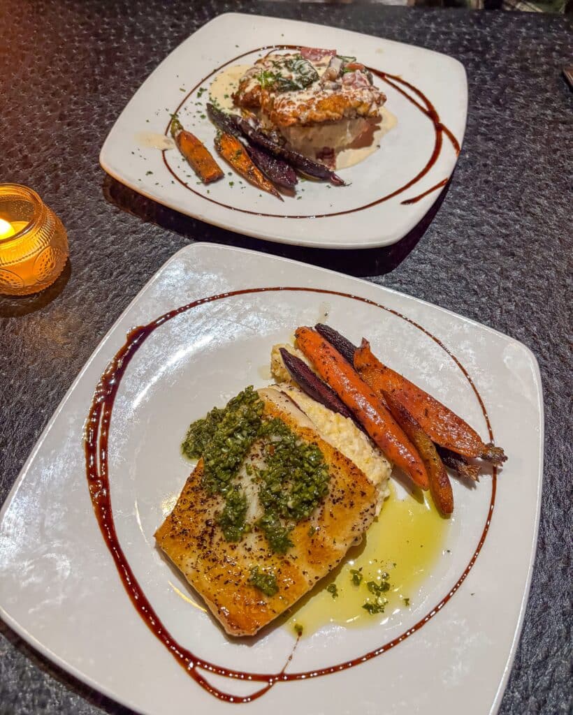 Two dinner entrees from Season Innovative Bar and Grille