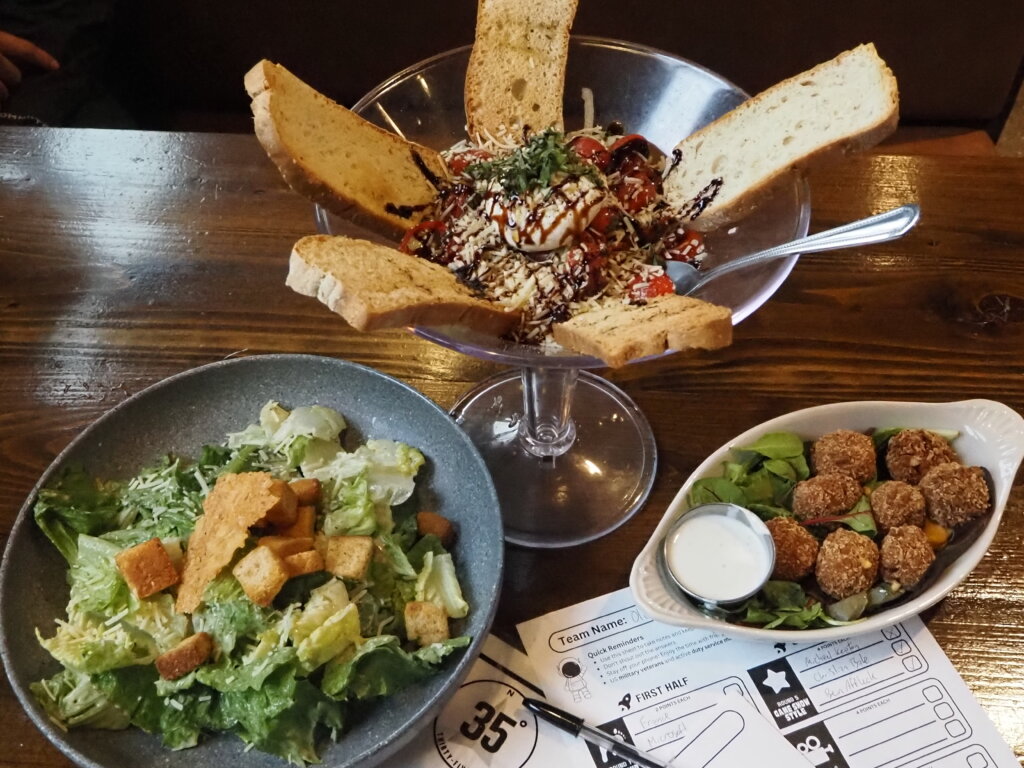 food at 35 North Bar & Grill, food for father's day