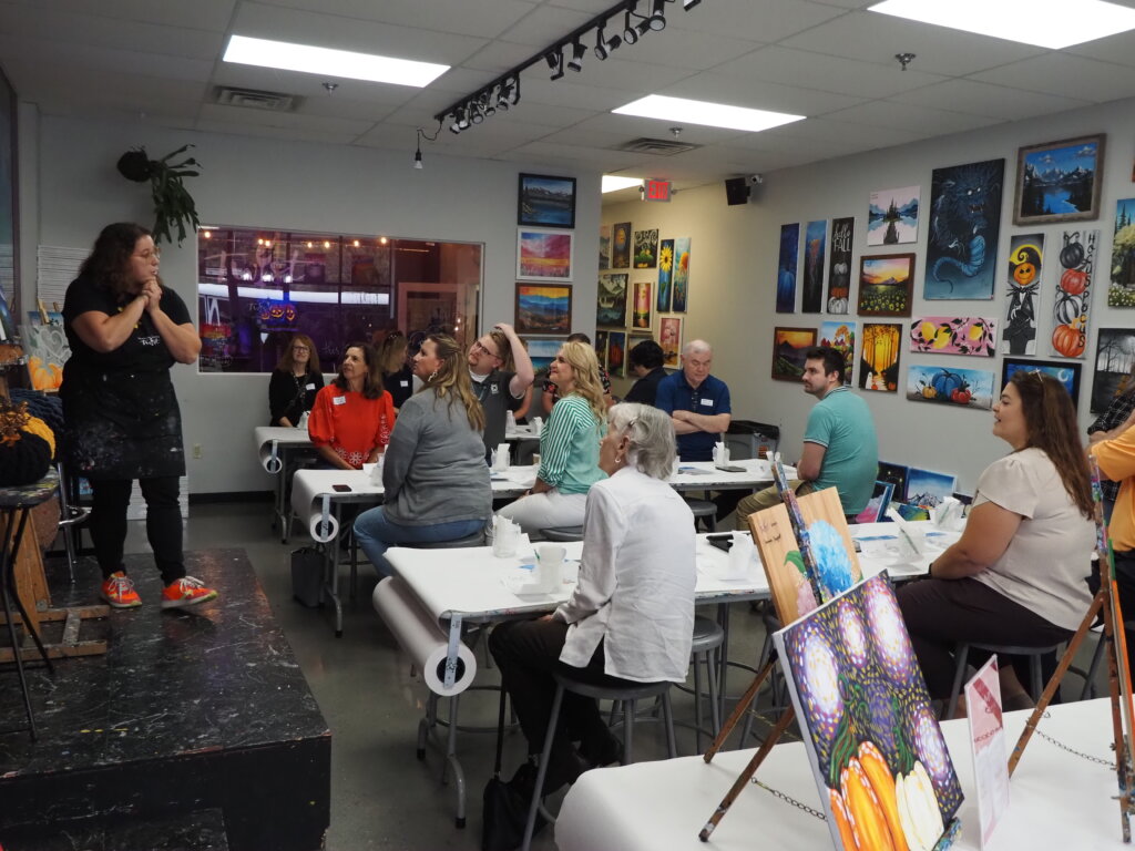 Painting with a Twist, art class