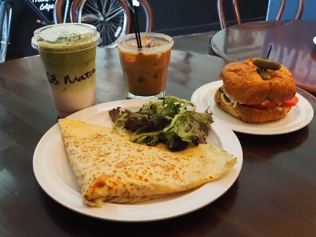 French Market Creperie Crepe Matcha Brunch COFFEE, CREPE