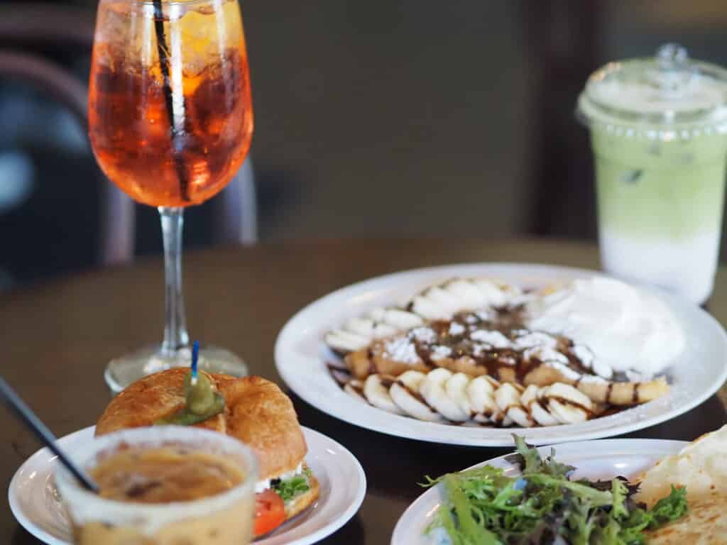 French Market Creperie Crepe Matcha Aperol Spritz Brunch
