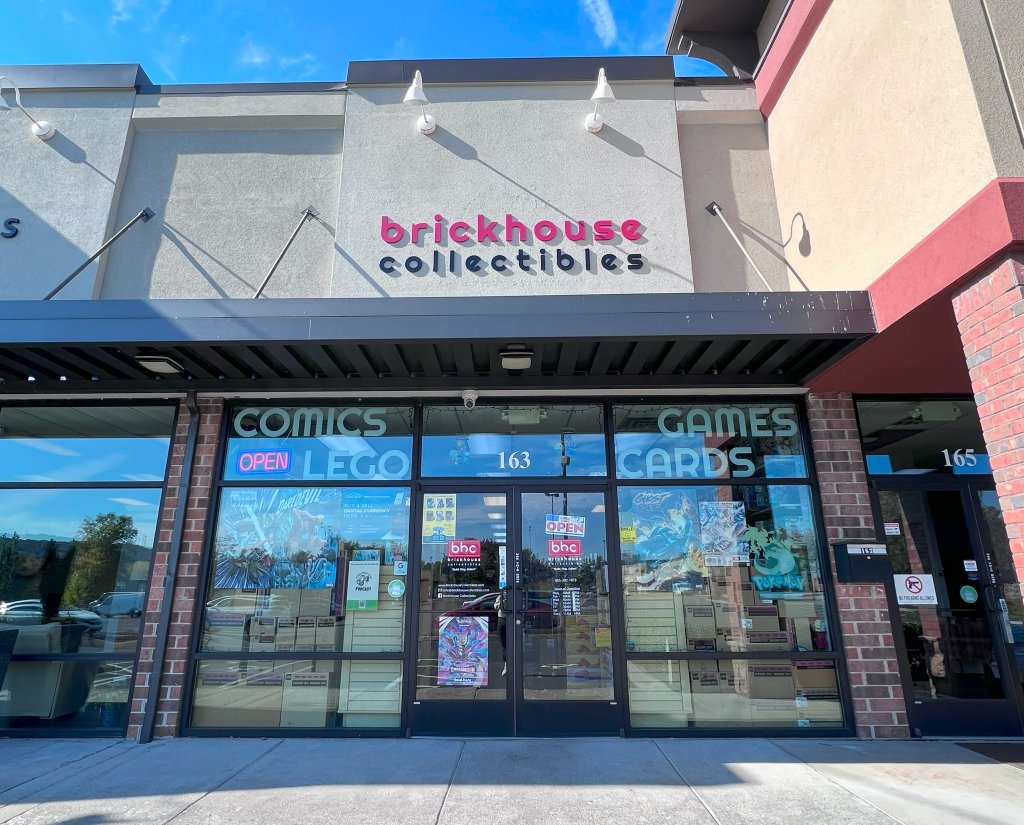 the storefront of Brickhouse Collectibles