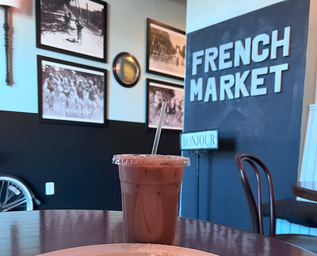 A coffee at French Market Creperie